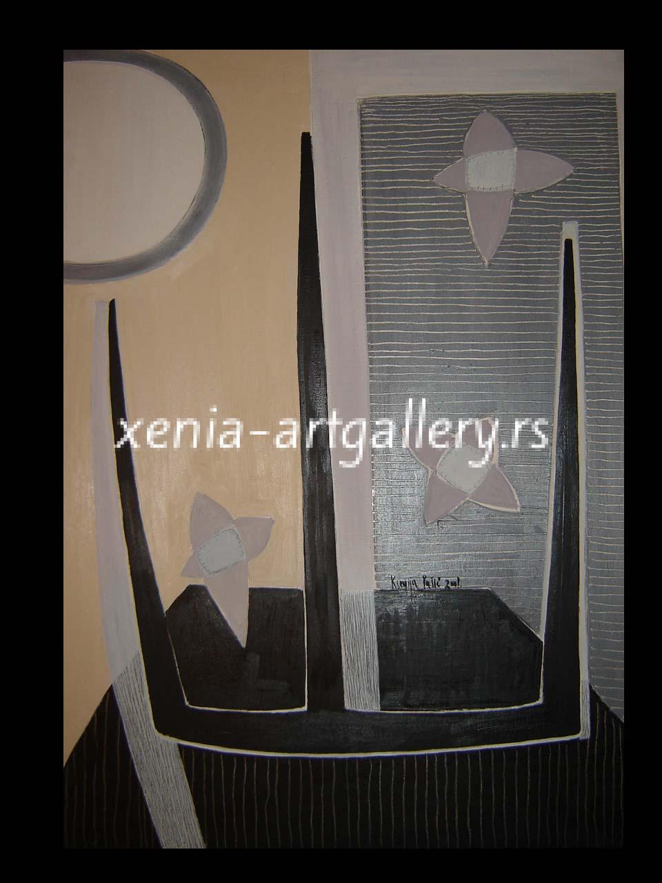 7 Star-allegro, oil, canvas 71x51 cm